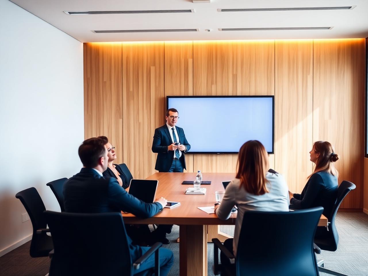 Corporate services team meeting